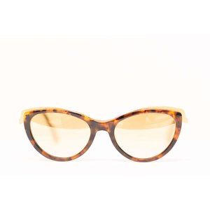 24K Gold Ladies Cat's Eye Tortoise Sunglasses - Delixs Desire DX301C 01-T VP00